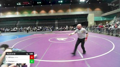 157 lbs Round Of 32 - Carson Wilcox, Granite Bay vs Chaz Ponton, Mountain View ID