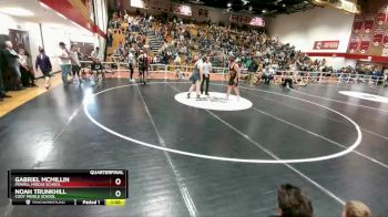 220 lbs Quarterfinal - Gabriel McMillin, Powell Middle School vs Noah Trunkhill, Cody Middle School