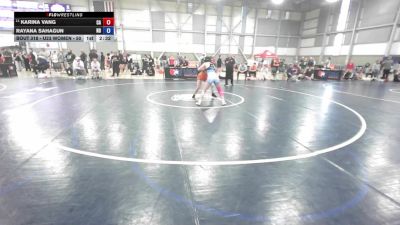 U23 Women - 50 lbs Cons. Round 3 - Karina Vang, CA vs Rayana Sahagun, ND