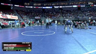 1A-150 lbs Cons. Round 4 - Brock Nattress, South Central Calhoun vs Taven Moore, Riverside, Oakland