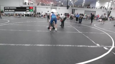 138 lbs Quarterfinals (8 Team) - Jacob Inserra, RedNose vs Alek Belfer, Kraken Black