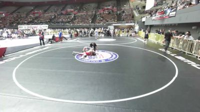144 lbs Quarters - Ruben Gonzales, Credo Wrestling Club vs David Clark, Vacaville High School Wrestling