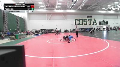 138 lbs Champ. Round 1 - Josh Lee, South Torrance vs Alejandro Ortiz-Cisneros, Nordhoff