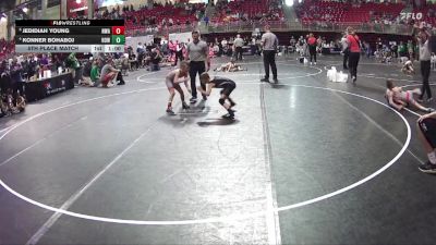 62 lbs 5th Place Match - Jedidiah Young, Nebraska Wrestling Academy vs Konner Bohaboj, Howells-Dodge