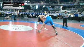 1A-4A 165 Quarterfinal - Wesley Beebe, White Plains vs Ethan Maxwell, Alexandria HS