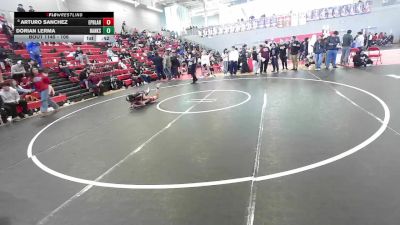 106 lbs Cons. Round 2 - Arturo Sanchez, El Paso Bel Air vs Dorian Lerma, El Paso Hanks