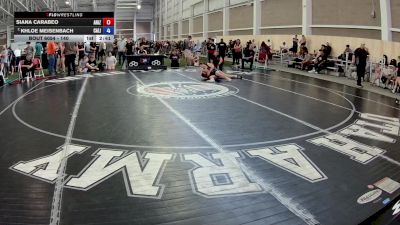 140 lbs Quarters - Siana Carabeo, Arizona vs Khloe Meisenbach, California