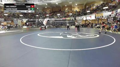 138 lbs Cons. Round 1 - Will Donley, Ellsworth Hs vs Justin Failer, St. Marys Hs
