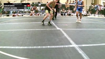 116 lbs Round Of 32 - Kaelib Garcia, Temecula Valley HS vs Bentley Mattern, Scrap Yard Garage