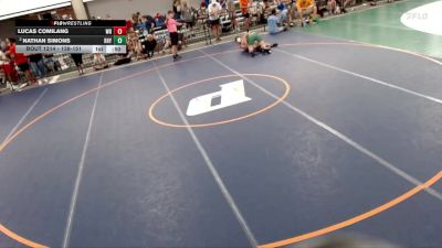 138-151 lbs Round 4 - Nathan Simons, Saber WC vs Lucas Comilang, Warrior RTC