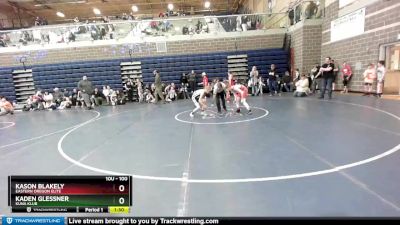 100 lbs Round 4 - Kaden Glessner, Kuna Klub vs Kason Blakely, Eastern Oregon Elite