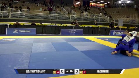 Nadir Chikri vs Lucas Mattéo Gaffet 2025 Pan Jiu Jitsu IBJJF Championship