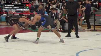 132 lbs Quarterfinal - Kielan Nitta, Faith Lutheran vs Sebastian Quintana, Sierra Vista