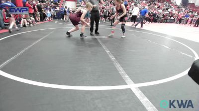 138 lbs Rr Rnd 3 - Sage Mosier, Sisters On The Mat vs Payton Deurloo, Perry Wrestling Academy