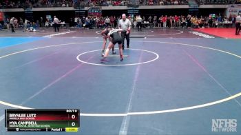 126G 3rd Place Match - Brynlee Lutz, Wasilla High School vs Mya Campbell, Redington Sr. Jr/Sr High School