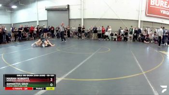 95-109 lbs Round 3 - Mariah Roberts, Riverheads Middle School vs Samantha Gray, Legend Wrestling Club