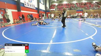 120 lbs Consi Of 4 - Jesse Kerr, Sand Springs HS vs Wyatt Burton, Pryor Tigers Wrestling