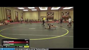 56 lbs Cons. Round 3 - Ethan Stoner, HeadHunters vs Alivia Fowler, Unattached