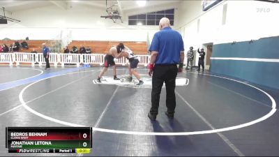 285 lbs Cons. Round 4 - Jonathan Letona, Mayfair vs Bedros Behnam, Clovis West