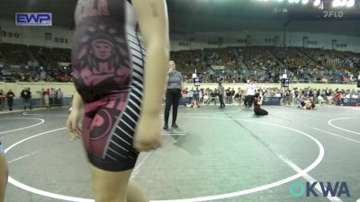 170 lbs Quarterfinal - Sydney O'Brien, Verdigris Youth Wrestling vs Kayden Morrison, Pocola Youth Wrestling