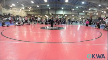 97-102 lbs Consolation - Weslee Frith, Duncan Demon Wrestling vs Joslyne Mendoza, CacheWrestlingClub