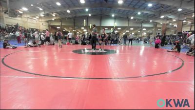 97-102 lbs Consolation - Weslee Frith, Duncan Demon Wrestling vs Joslyne Mendoza, CacheWrestlingClub