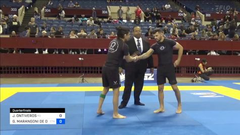 JUAN ONTIVEROS vs GABRIEL MARANGONI DE OLIVEI 2024 Pan IBJJF Jiu-Jitsu No-Gi Championship