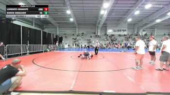 132 lbs Rr Rnd 3 - Lorenzo Granato, OBWC Red vs Burke Niebauer, The Shop 814
