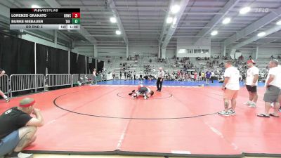 132 lbs Rr Rnd 3 - Lorenzo Granato, OBWC Red vs Burke Niebauer, The Shop 814