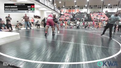 285 lbs Rr Rnd 2 - Arayn Benson, Wagoner Takedown Club vs Kole Alvarado, Raw Wrestling Club