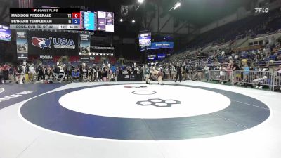 140 lbs Cons. Sub-rd Of 32 - Madison Fitzgerald, TX vs BethAnn Templeman, IA