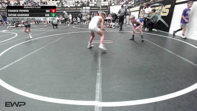 64 lbs Rr Rnd 2 - Chance Peters, Claremore Wrestling Club vs Tatum Hawkins, Noble Takedown Club