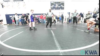 120 lbs Rr Rnd 2 - Easton McGilbert, Midwest City Bombers Youth Wrestling Club vs Kooper Palesano, Chickasha Youth Wrestling