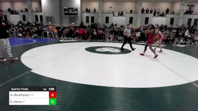 113 lbs Quarterfinal - Anthony BoJorquez, New Bedford vs Kennedie Davis, Bridgewater-Raynham