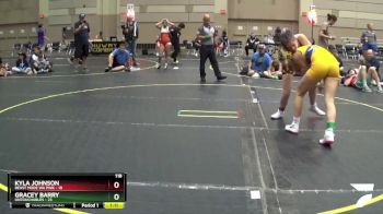 118 lbs Round 3 (4 Team) - Gracey Barry, Untouchables vs Kyla Johnson, Beast Mode WA Pink