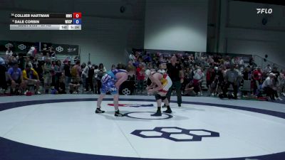 65 kg Champ. Rd Of 32 - Collier Hartman, Mac Wrestling Club vs Dale Corbin, Wyoming Seminary College Preparatory High School Wrestling