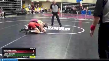 145 lbs Quarterfinals (8 Team) - Carson Koss, GET-Melrose/Mindoro vs Josh Biagini, Washington