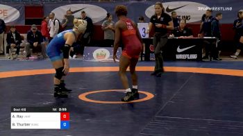 50 kg Consolation - Asia Ray, Unattached vs Brooke Thurber, Rabid Dawg Wrestling Club