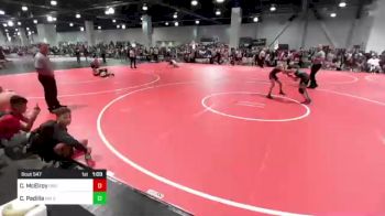 95 lbs Consi Of 8 #2 - Caleb McElroy, Driller WC vs Cameron Padilla, NM Gold