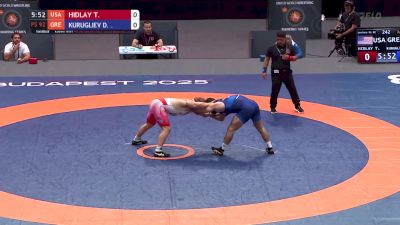 92 kg Semifinal - Trent Hidlay, USA vs Dauren Kurugliev, GRE
