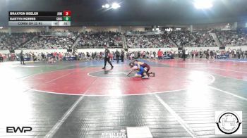 118 lbs Consi Of 32 #2 - Braxton Beeler, Jenks vs Eastyn Norris, Choctaw Jh