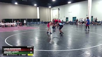 215 lbs Round 6 (8 Team) - Gregory Lockett, Team Delaware vs Logan Niceswanger, S.E.O. Wrestling Club- Blue