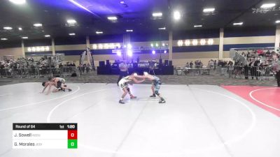 109 lbs Round Of 64 - Jackson Sowell, Agoura HS vs Gabriel Morales, Jedi Wr Ac