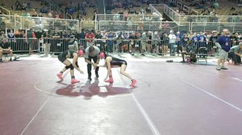 110 lbs Cons. Round 1 - Kaylee Padin, Western vs Scarlett Huaman, Winter Springs