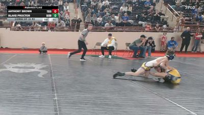 70_B lbs Consi Of 32 #2 - Anthony Brown, Yough vs Blake Proctor, Norwin