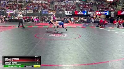 Champ. Round 1 - Brock Ryan, Thompson Falls / Noxon vs Stran Lytton, Red Lodge HS