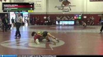 132 lbs Semifinal - Quentin Arcibal, Cimarron-Memorial vs Tyler Kaahanui, Slam! Nevada