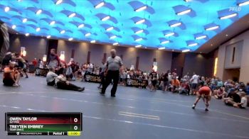78 lbs Round 2 - Owen Taylor, Sly Fox vs Treyten Embrey, Team Owls
