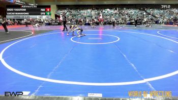 58 lbs Consi Of 8 #1 - Enzo Yasutomi, Pounders WC vs Lucas Mahavong, Eagle Point Youth Wrestling