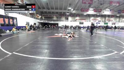131 lbs Champ. Round 1 - Audrey Darnell, Baker University vs Abigail Vanderheyden, Lindsey Wilson
